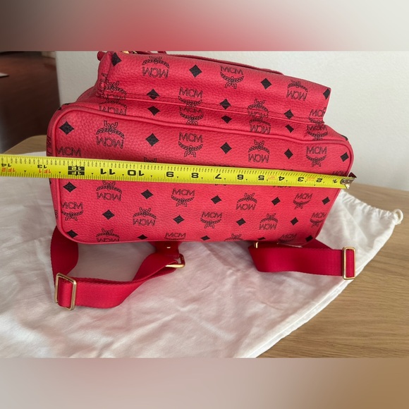 Mcm pink backpack with dust bag - Picture 9 of 16